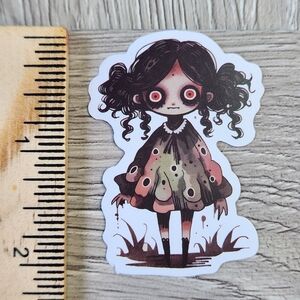10/$10 Zombie Doll Horror Cartoon Stickers Decals Gothic Mushroom